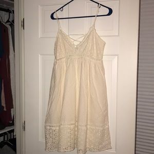 White babydoll dress